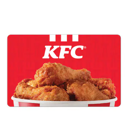 Front. KFC - $25 Gift Card.