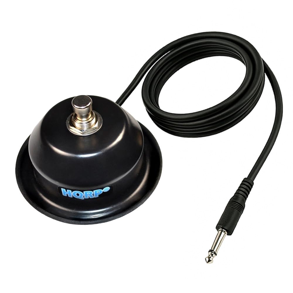 Alt View 1. HQRP - HQRP 1-Button Guitar Amp Footswitch 1/4" Replacement for Fender 099-4049-000 Mustang Blues Junior.