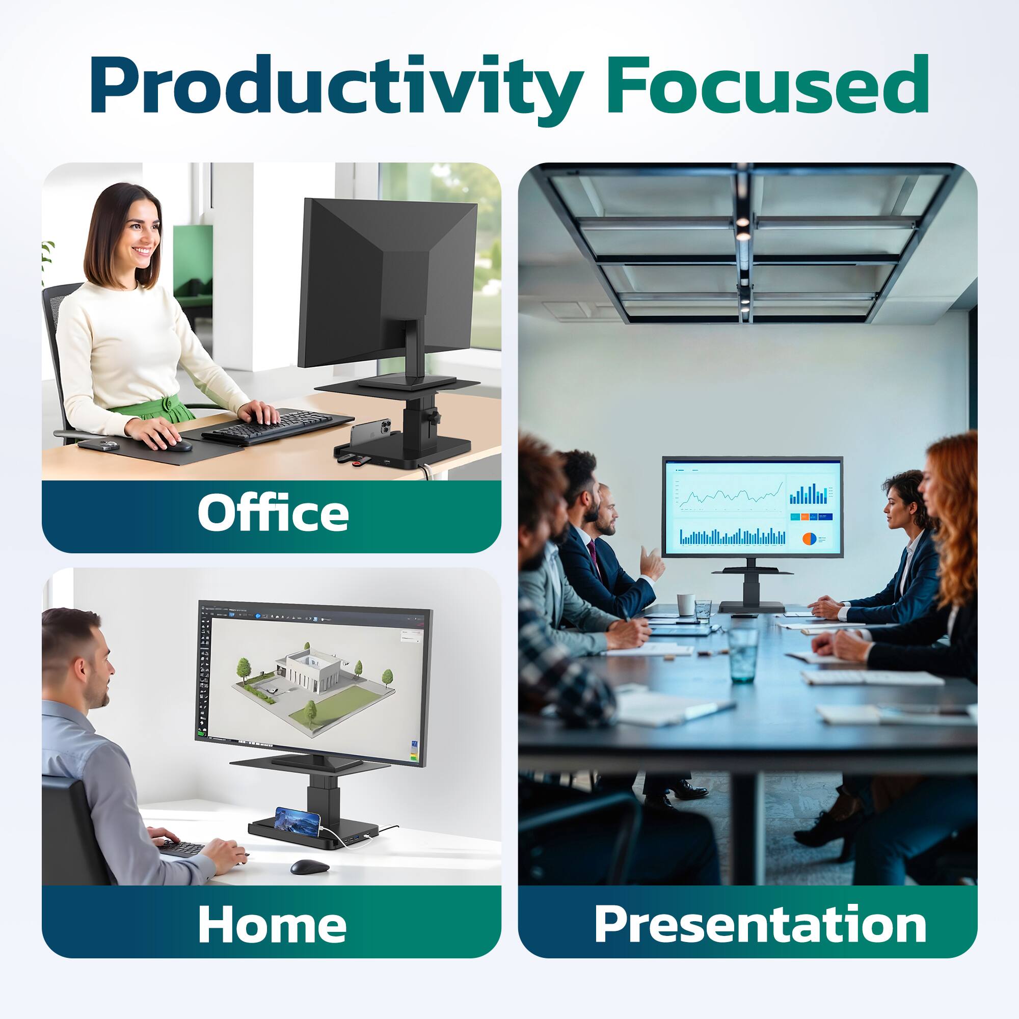 Productivity Focused

Office

Home

Presentation