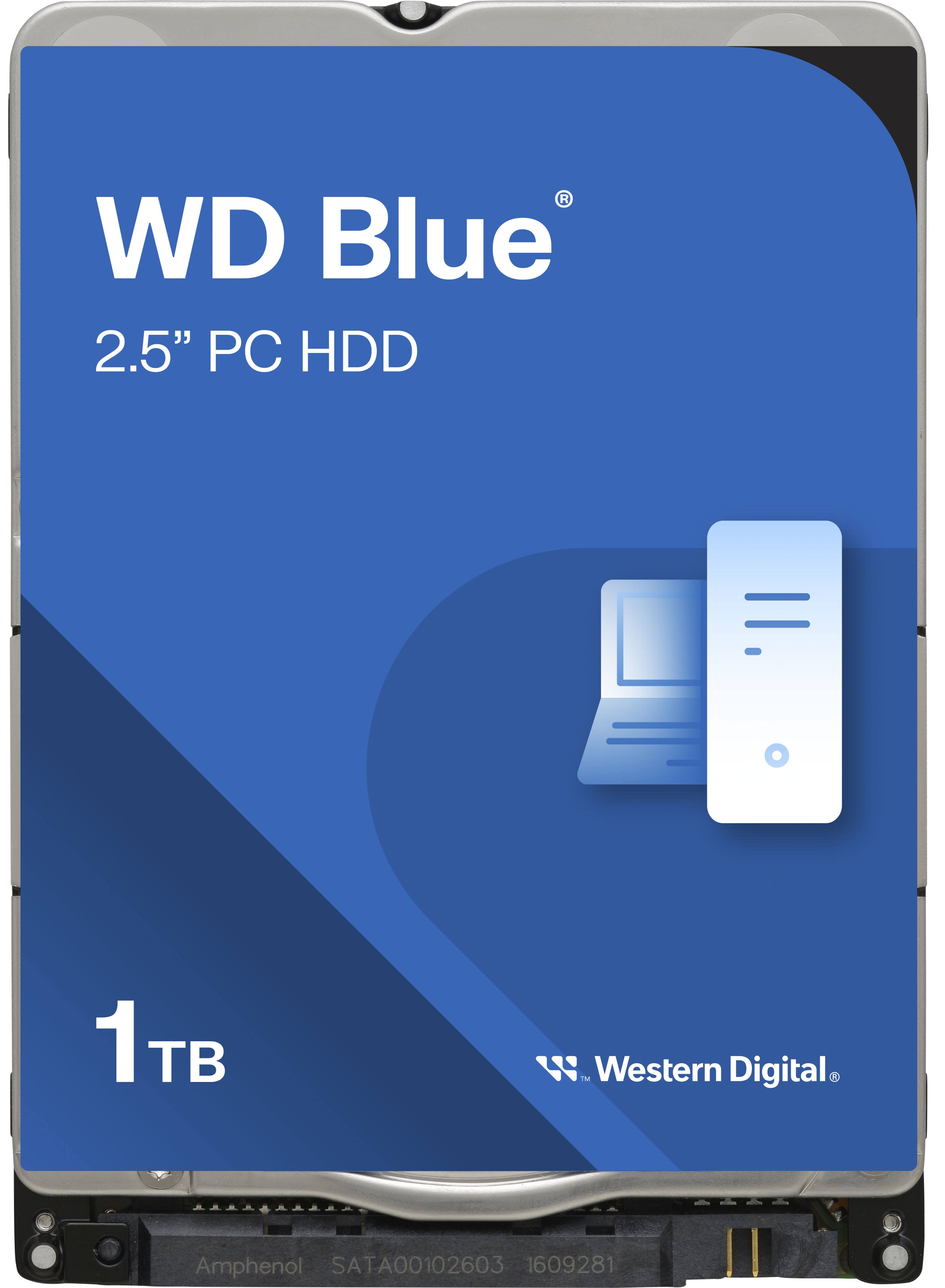 WD Blue 2.5" PC HDD 1TB. Made by Western Digital.