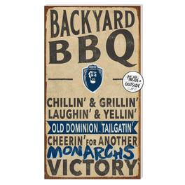 Jardine - Old Dominion Monarchs 11'' x 20'' Indoor/Outdoor BBQ Sign - Brown