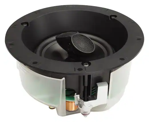 Front. MartinLogan - Helos 22 6-1/2" In-Ceiling Speaker (Each) - Paintable White.