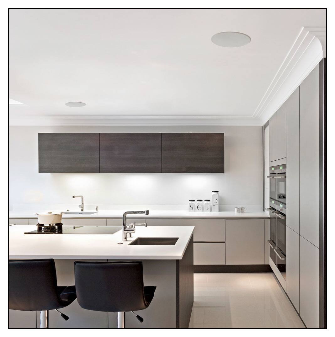 Alt View 12. MartinLogan - Helos 22 6-1/2" In-Ceiling Speaker (Each) - Paintable White.