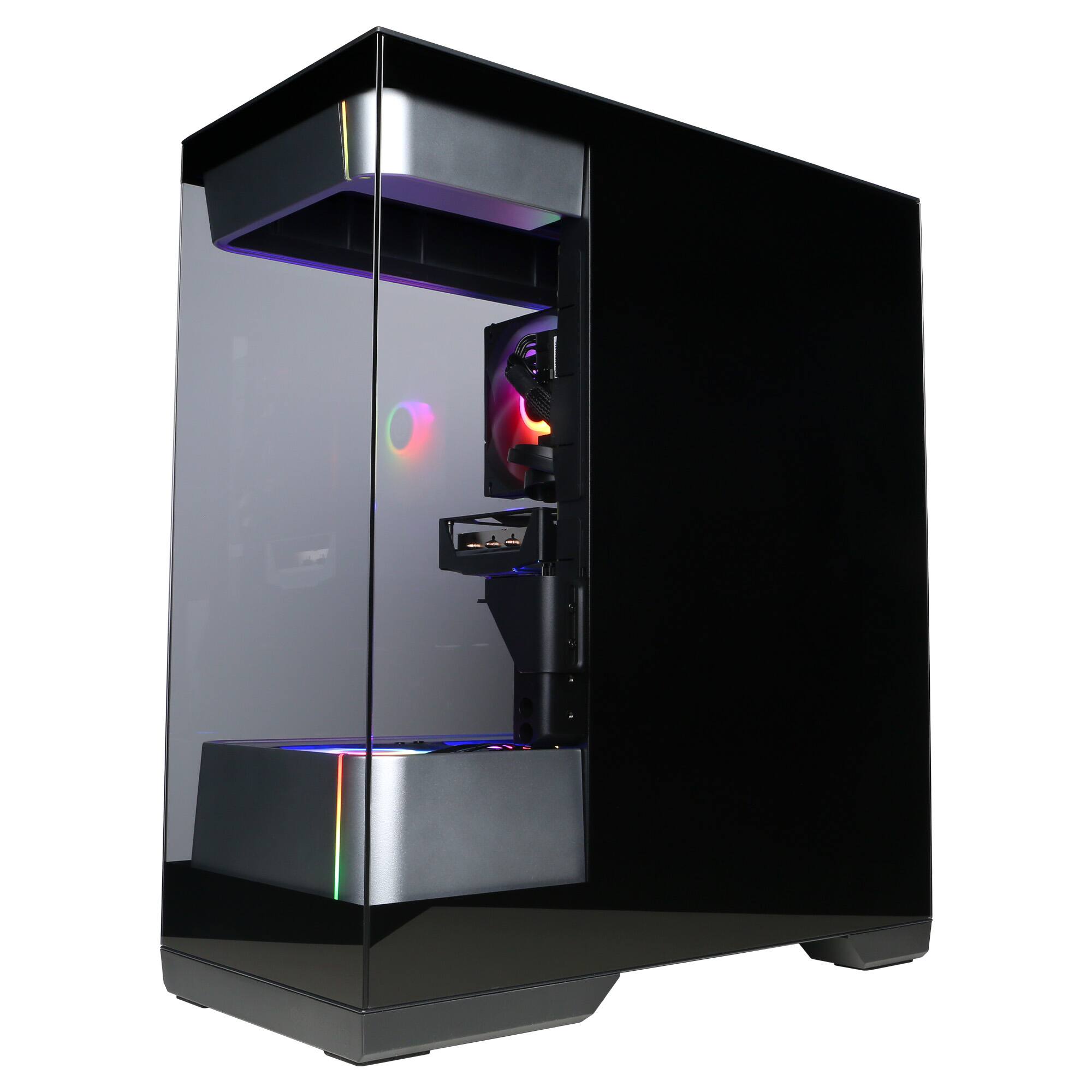 Alt View 14. CyberPowerPC - Gaming Desktop - AMD Ryzen 7 8700F - AMD Radeon RX 7700 16GB - 16GB DDR5 - 1TB PCIe 4.0 SSD Storage - Black.