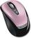 Angle Standard. Microsoft - Wireless Mobile Mouse 3000 - Pink.