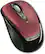 Angle Standard. Microsoft - Wireless Mobile Mouse 3000 - Red.