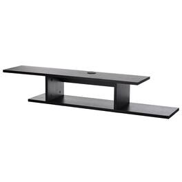 AdirHome - Floating Wall Shelf - Black