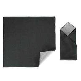 Unique Bargains - 18" x 18" Camera Protective Wrap, Magic Self-Adhesive Cloth Anti-scratch Lens Pouches for Camera Lens DSLR Phone Laptop - Black