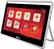 Left. nabi - BigTab HD - 20" - 16GB - Black/Silver.