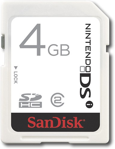 fedt nok Bliv såret uendelig Best Buy: SanDisk 4GB SDHC Memory Card for Nintendo DSi SDSDG-004G-