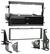 Front. Metra - Dash Kit for Select 2005-2007 Ford F-250/350/450/550 - Black.