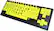 Angle Standard. CCT - VisionBoard2 Large Key Keyboard - Black, Yellow.