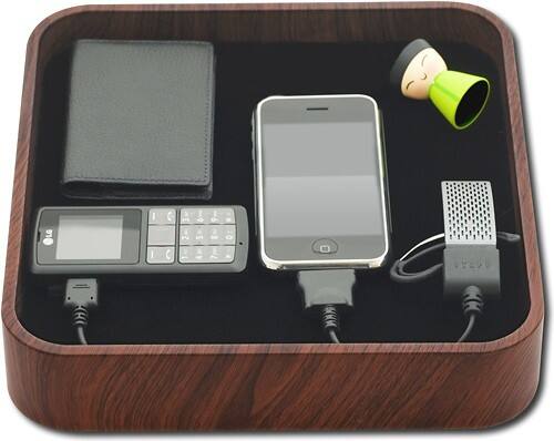 Front Standard. blueLounge - The Sanctuary Universal Charger - Brown.