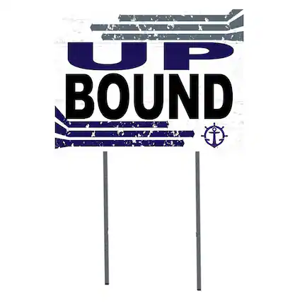Front. Jardine - White Portland Pilots 18" x 24" Bound Yard Sign - White.