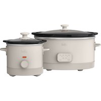 Bella 6-Quart Programmable Slow Cooker & 2 qt. Slow Cooker Set only .99: eDeal Info