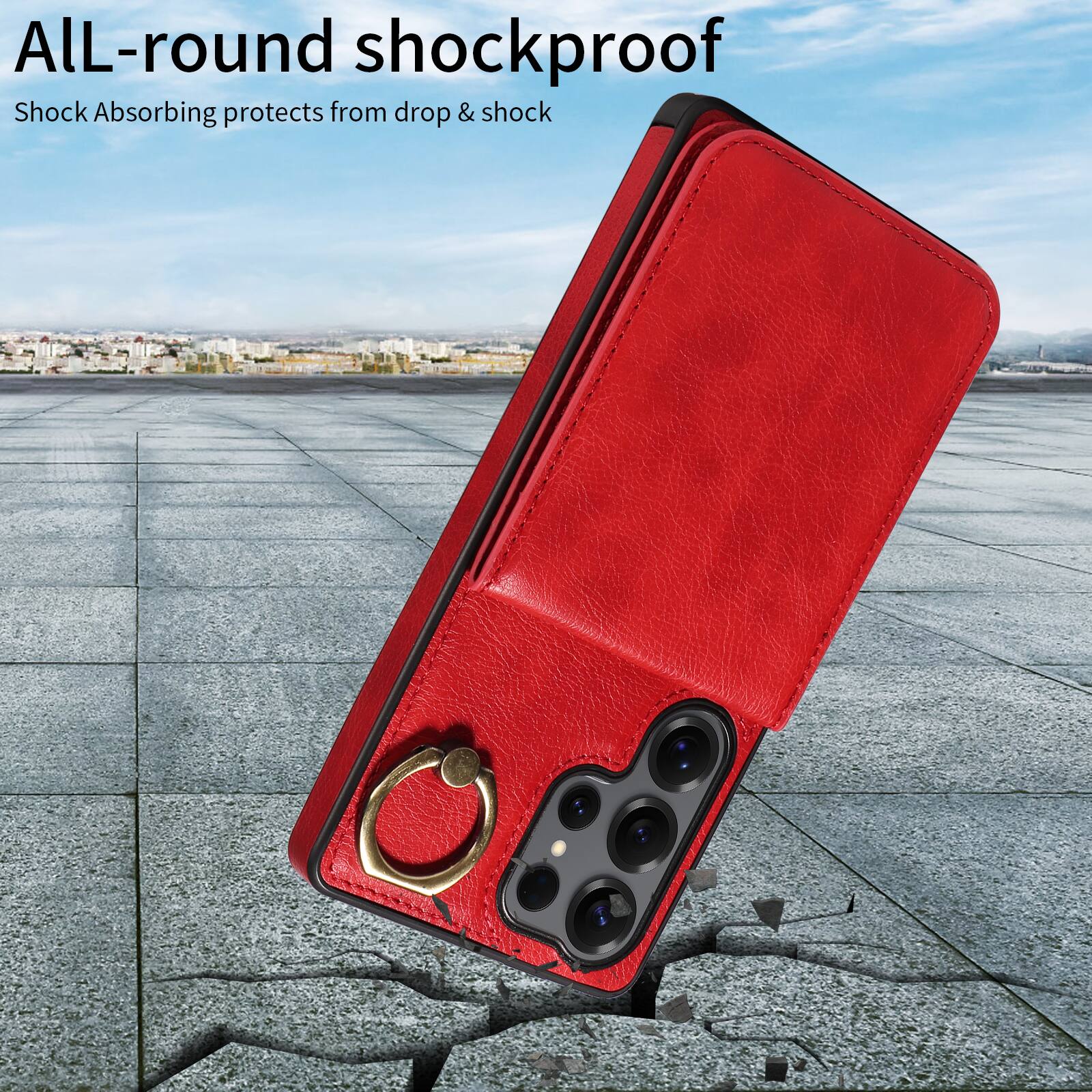 All-round shockproof  
Shock Absorbing protects from drop & shock