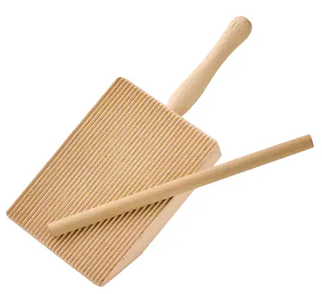 Front. Kuchenprofi - Pasta Casa Gnocchi Board - Brown.