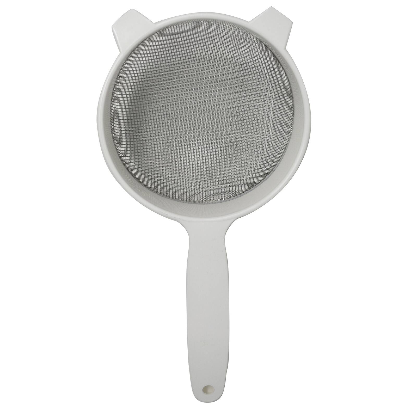 Alt View 1. Norpro - Mesh Strainer with Stainless Steel Basket, 7-Inch - Silver.