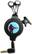 Front Standard. chicBuds - RockBuds Retractable Earbud Headphones - Light Blue/Black.