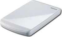 Angle Standard. Buffalo Technology - MiniStation Cobalt 500GB External USB 2.0 Portable Hard Drive - Pearl White.