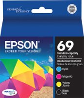 Epson - 69 Combo Pack Standard Capacity Ink Cartridge - Black/Yellow/Magenta/Cyan - Front_Zoom