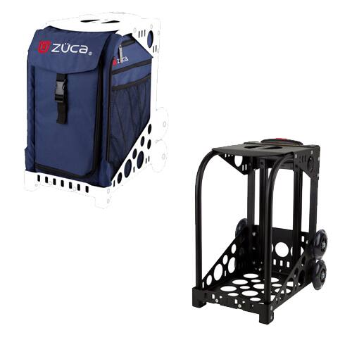 Front. Zuca - Zuca Midnight Sport Insert Bag and Black Frame - Black.