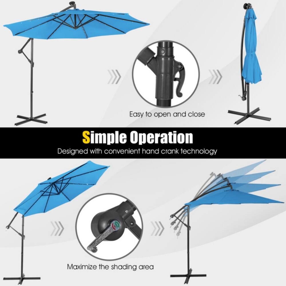 Easy to open and close  
Simple Operation  
Designed with convenient hand crank technology  
Maximize the shading area