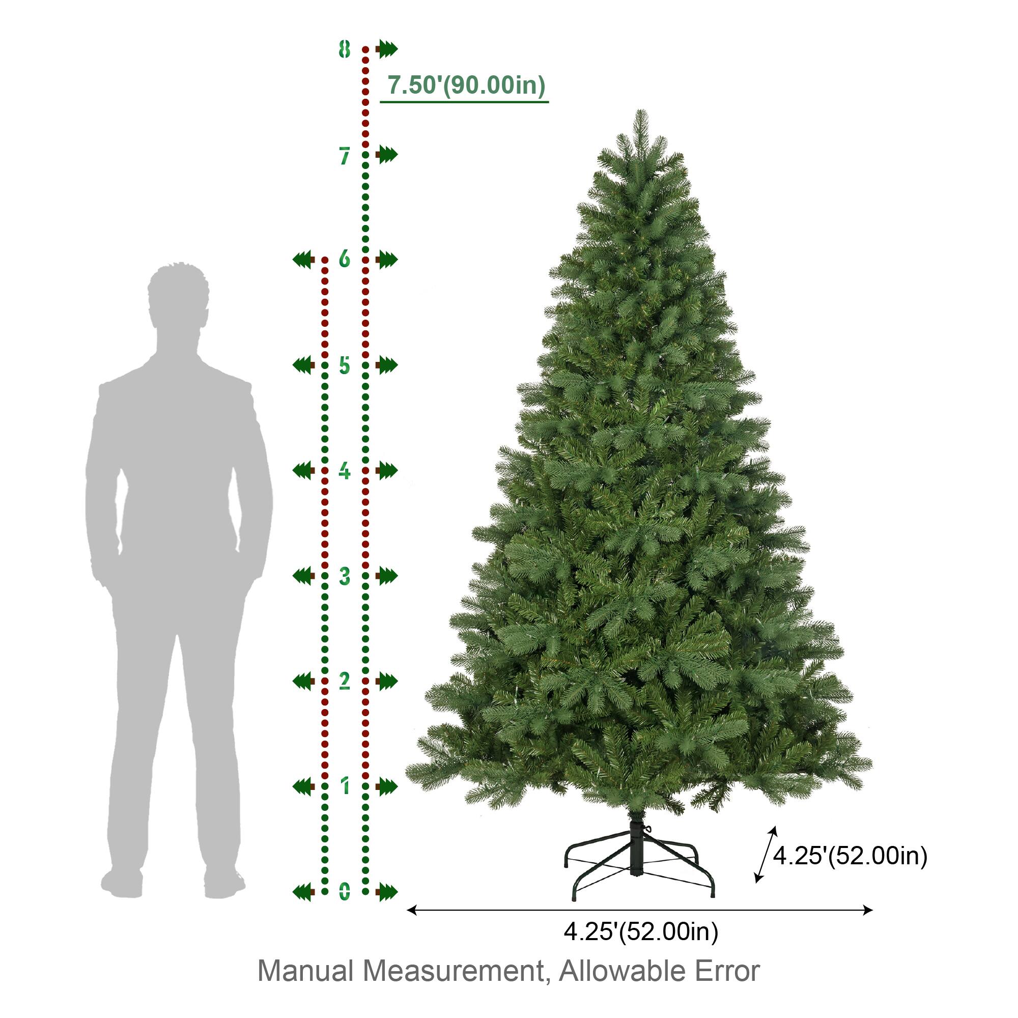 7.50'(90.00in)

7
6
5
4
3
2
1

4.25'(52.00in)

4.25'(52.00in) Manual Measurement, Allowable Error