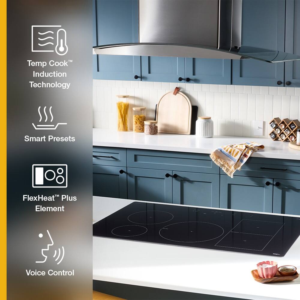 - Temp Cook™ Induction Technology
- Smart Presets
- FlexHeat™ Plus Element
- Voice Control