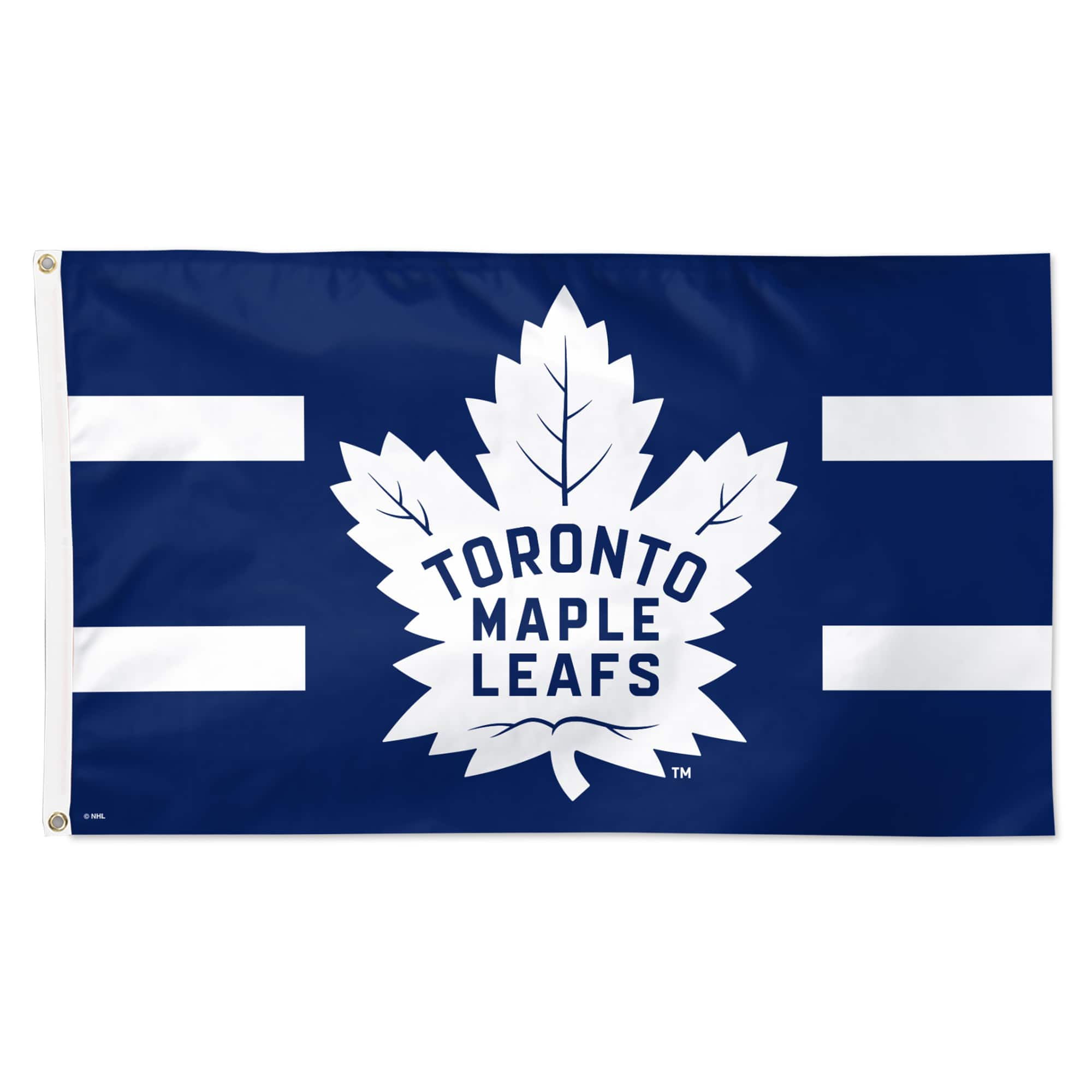 WinCraft - Toronto Maple Leafs 3' x 5' Team Stripe Deluxe Single-Sided Flag - Multicolor