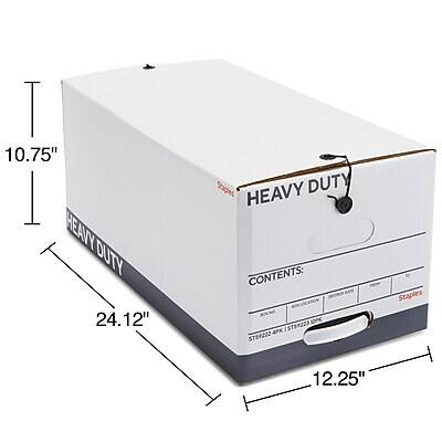HEAVY DUTY  
10.75" x 24.12" x 12.25"  

CONTENTS:  
SPK 4PK STS4223 ST59222  
Staples