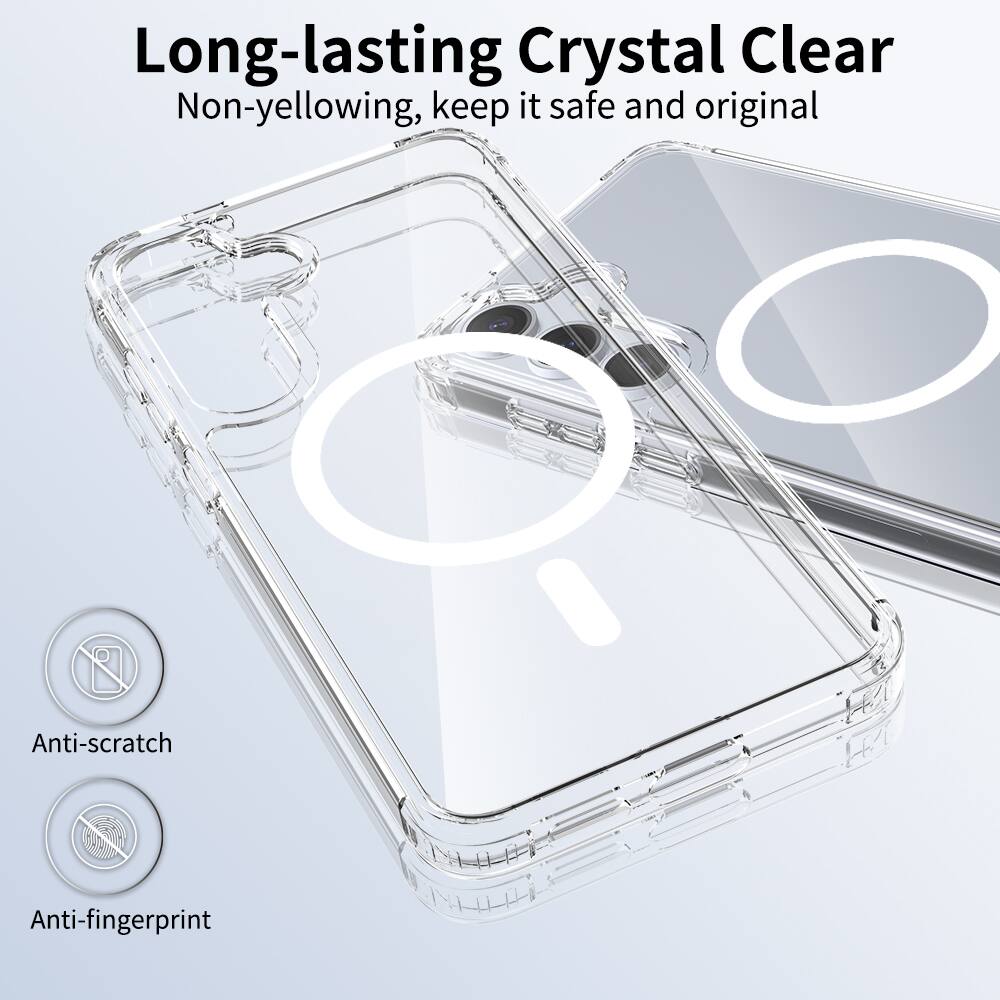 Long-lasting Crystal Clear  
Non-yellowing, keep it safe and original  

Anti-scratch  
Anti-fingerprint
