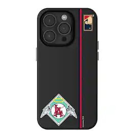 Keyscaper - MLB - Los Angeles Angels 1961 Logo iPhone Magnetic Bump Case - 13 - Black