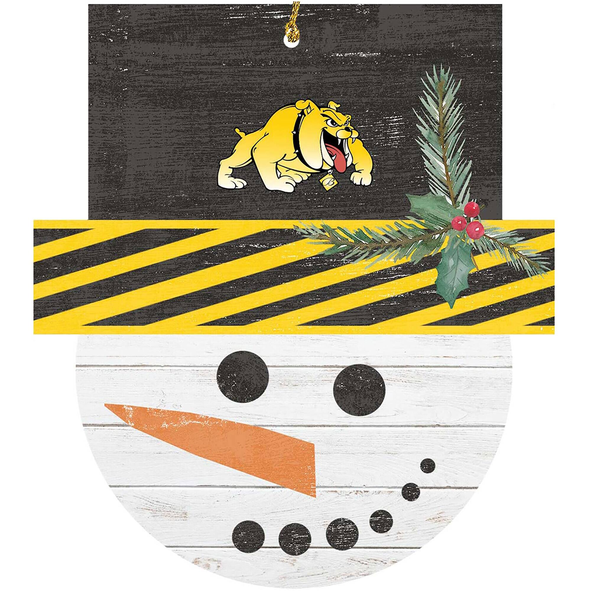 Alt View 3. Jardine - Bowie State Bulldogs Ornament Bundle - White.