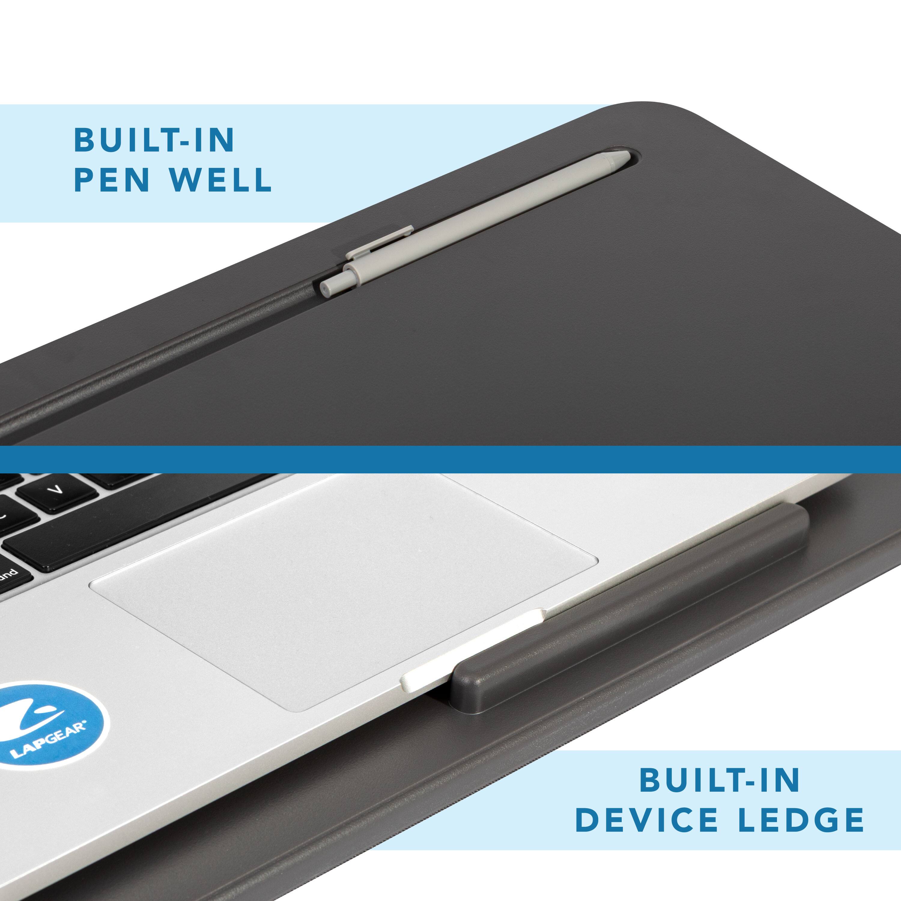 BUILT-IN PEN WELL - V and LAPGEAR BUILT-IN DEVICE LEDGE