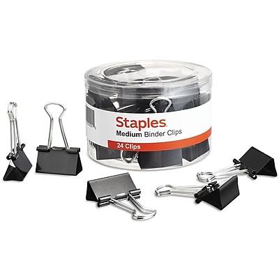 Staples
Medium Binder Clips
24 Clips