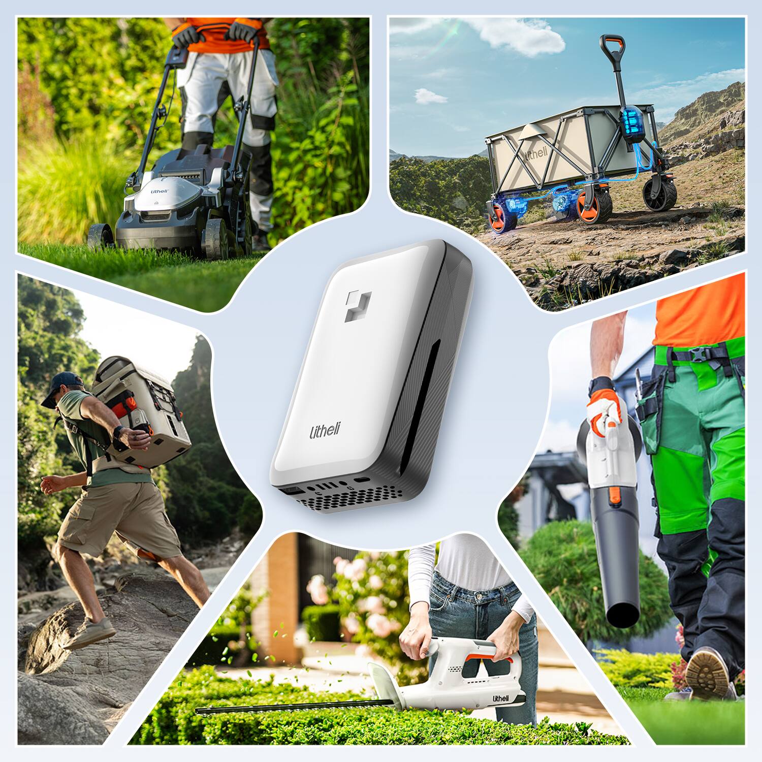 The text in the image is "Lithell".