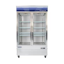 Magic Chef - Commercial 53 in. 45 cu. ft. Merchandiser Glass Door Refrigerator - White