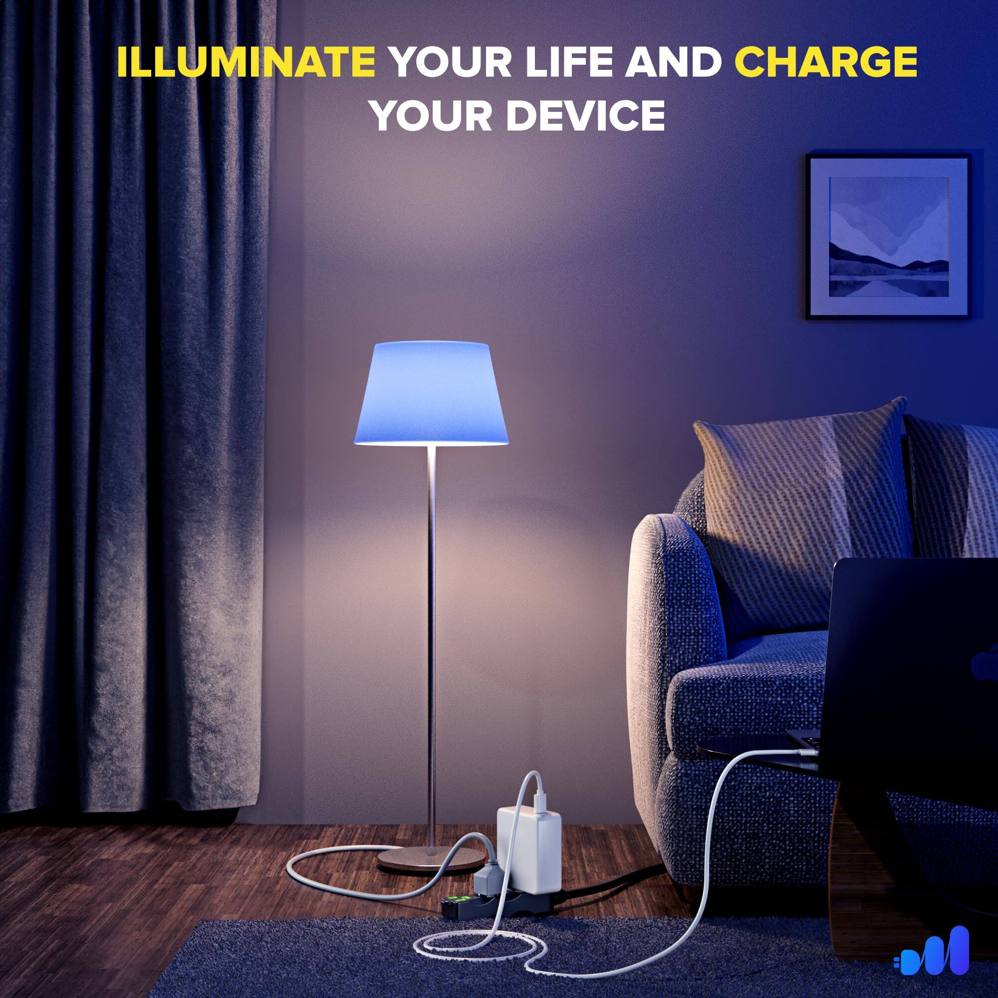 ILLUMINATE YOUR LIFE AND CHARGE YOUR DEVICE