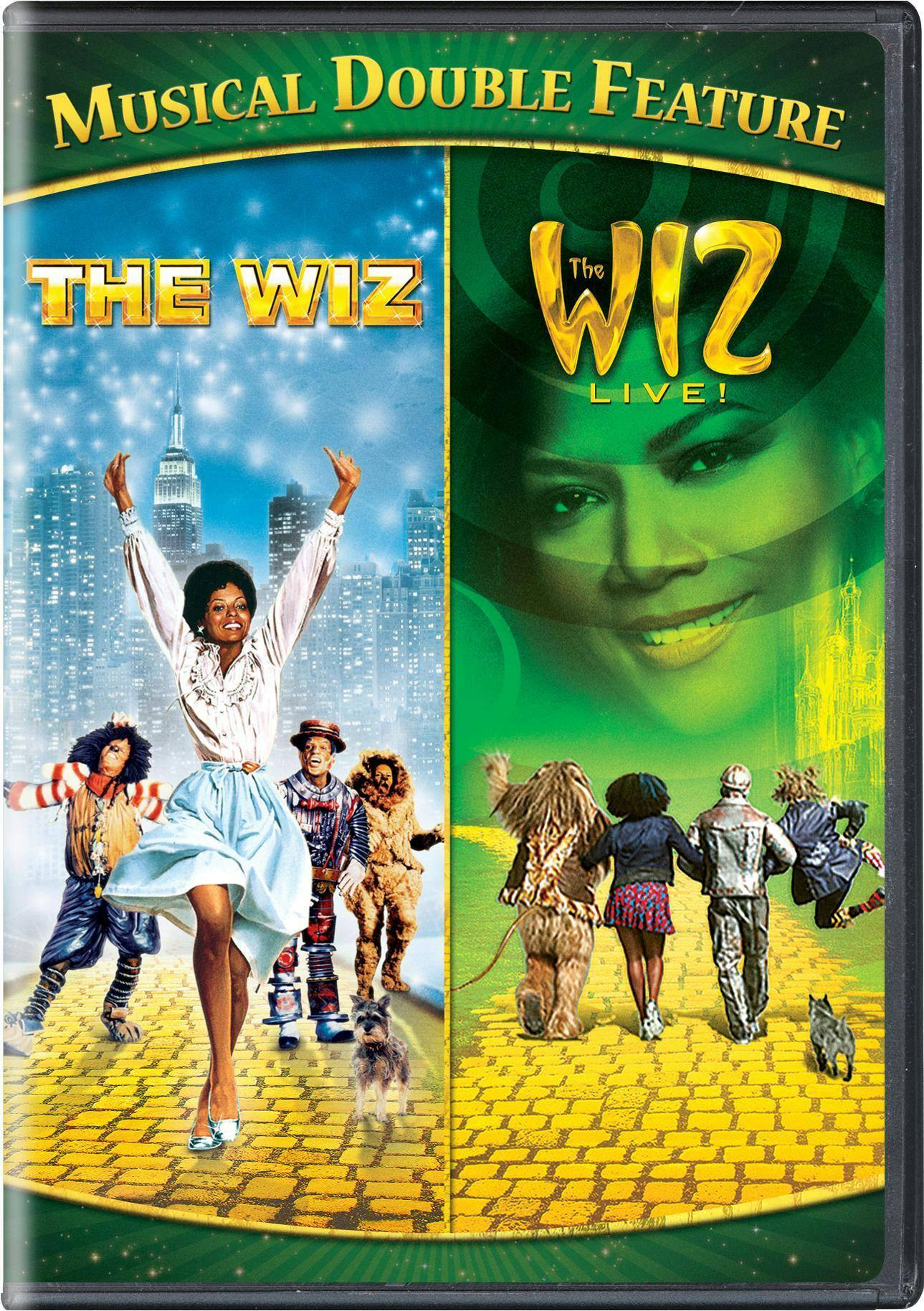 Front. The Wiz/The Wiz Live! Musical (DVD Double Feature) [DVD].