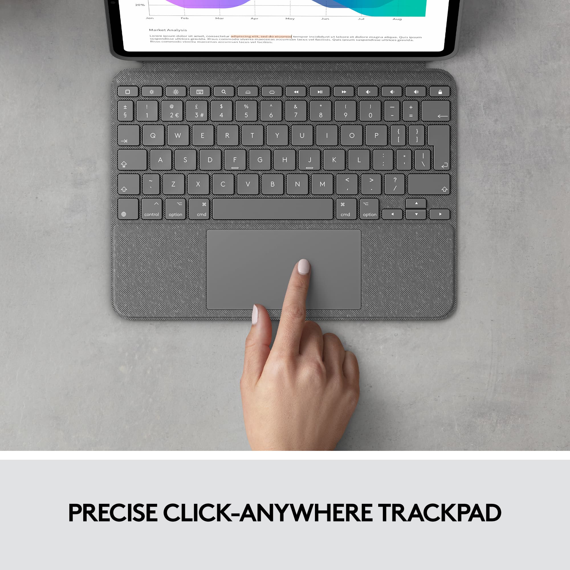 Precise Click-Anywhere Trackpad