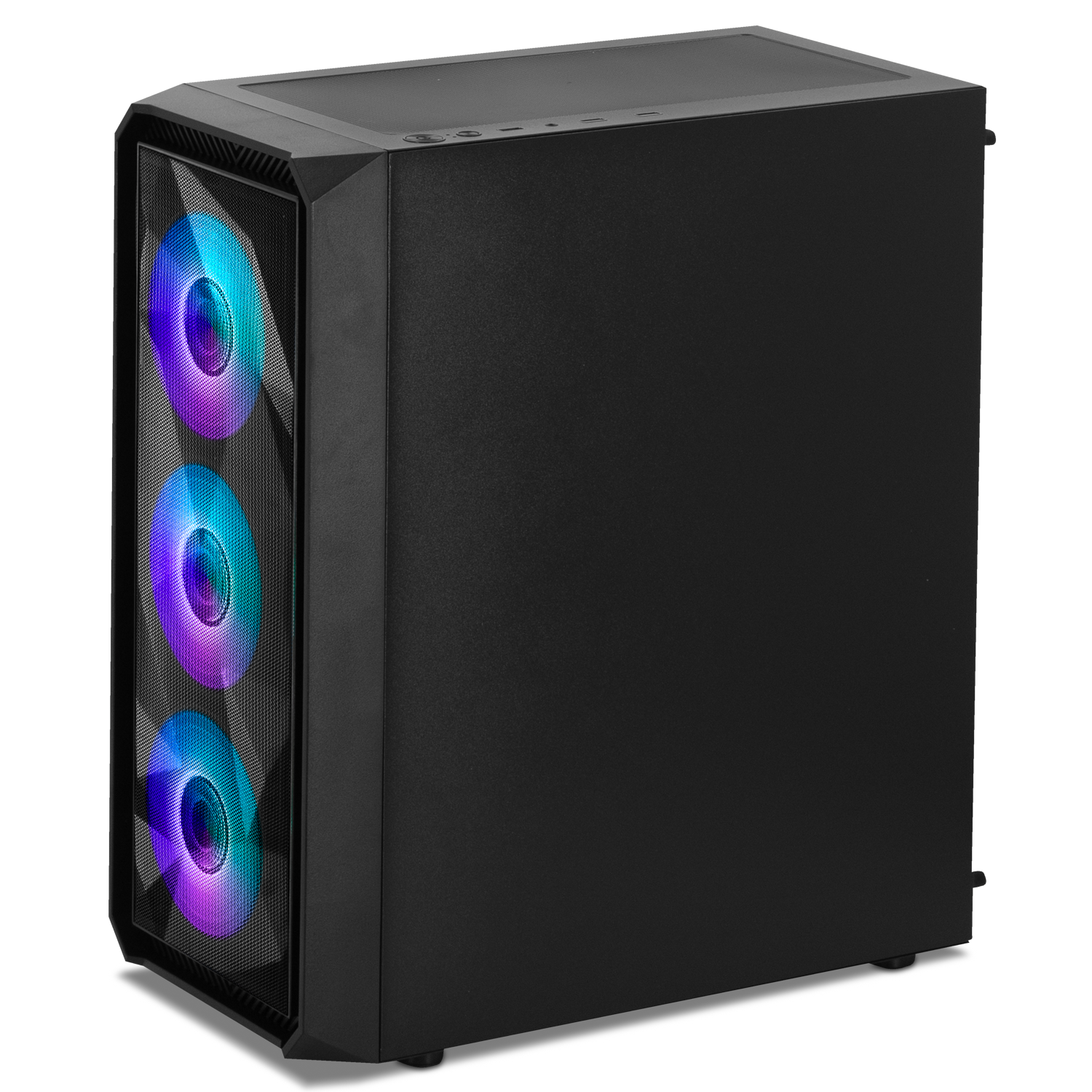 Alt View 2. YEYIAN - YEYIAN Gaming Desktop Tanto INTEL Core i5 14400F NVIDIA RTX4060TI 16GB DDR5 1TB SSD 650W  YPI-TA44F0C-46T1MC - black.