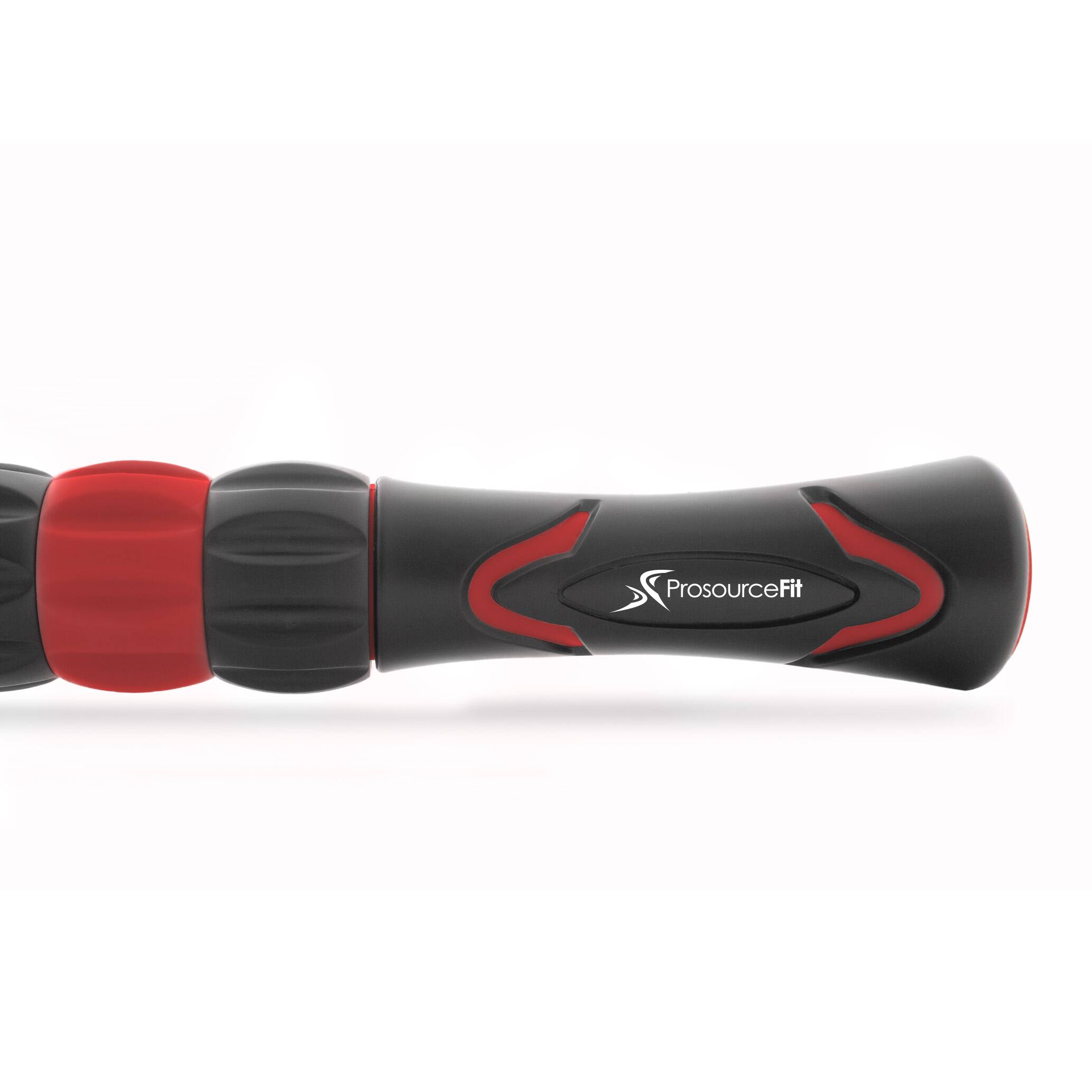 Left. ProsourceFit - ProsourceFit Massage Stick Roller - Black/Red.