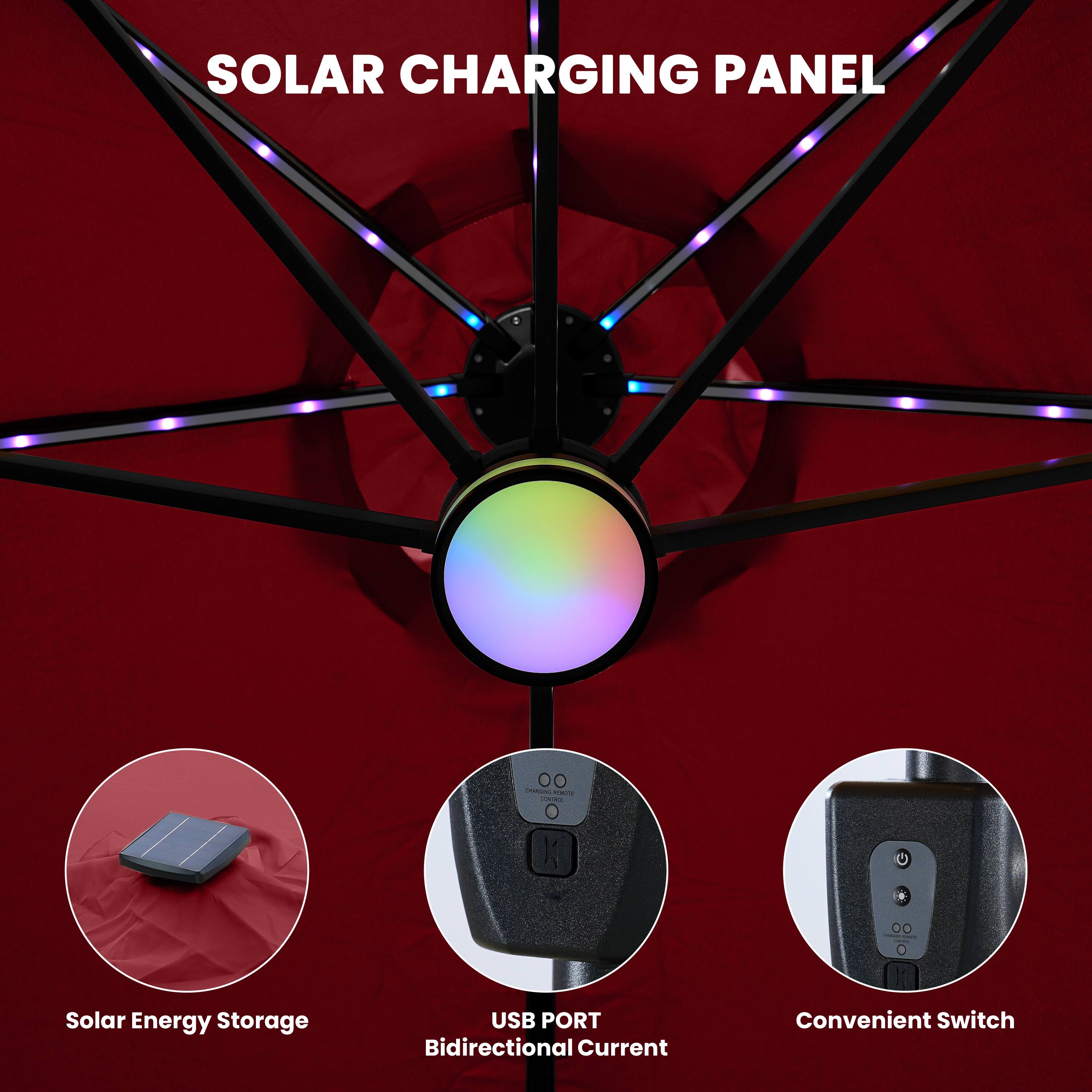 SOLAR CHARGING PANEL

- Solar Energy Storage
- USB PORT Bidirectional Current
- Convenient Switch