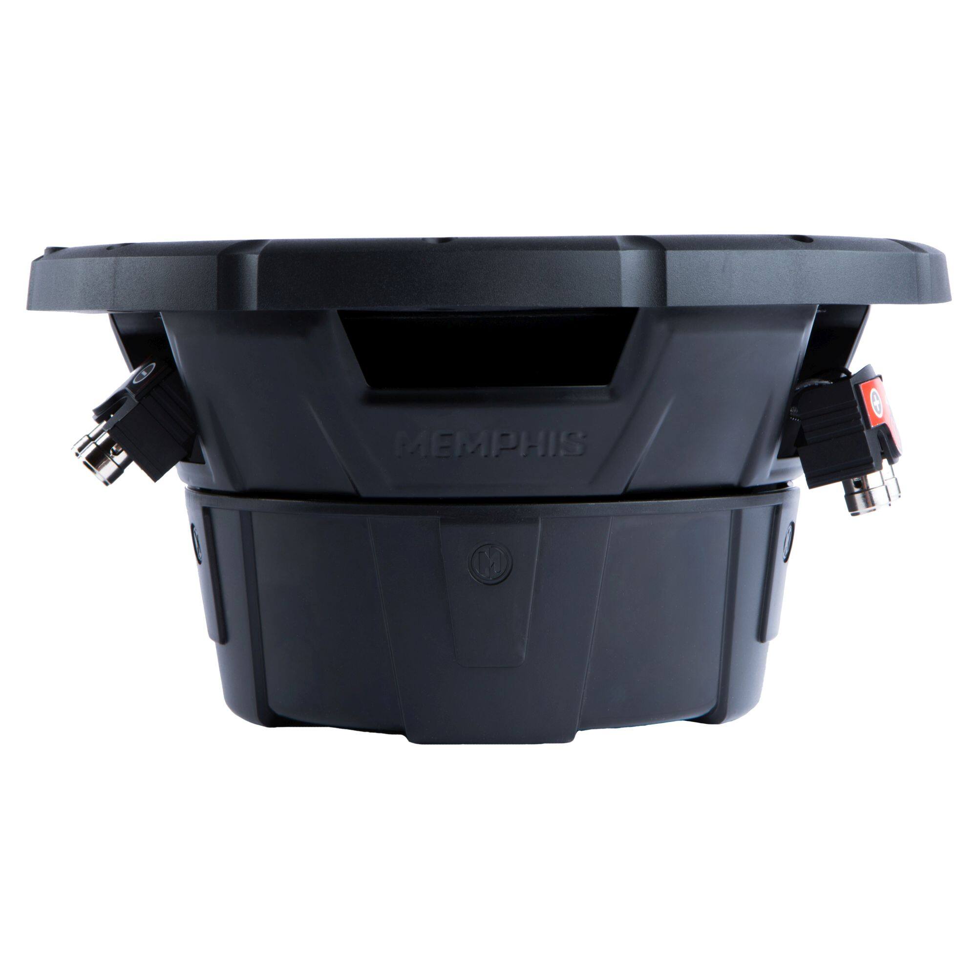 Alt View 1. Memphis Car Audio - Memphis Audio SRX1044 10" Street Reference Dual 4-Ohm Subwoofer - 200 wRMS - Black/Gray.