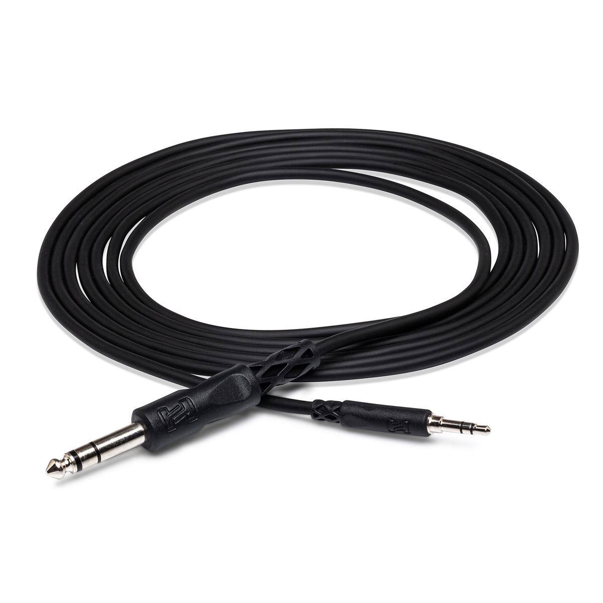 Alt View 1. Hosa Technology - Hosa Technology 2x Stereo Mini Male to Stereo 1/4" Male Cable, 10'.