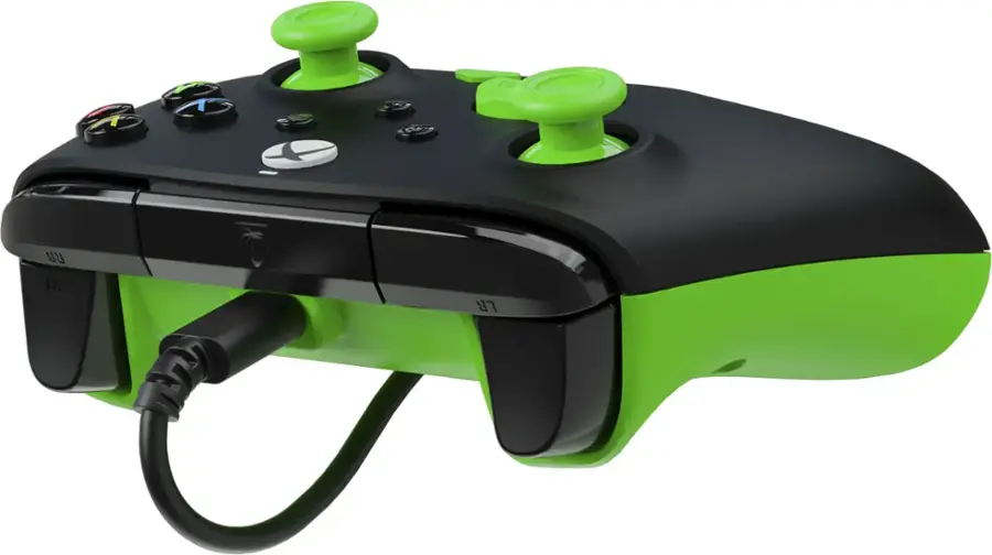 Alt View 8. Turtle Beach - Rematch Core Wired Gaming Controller for Xbox Series X|S, Xbox One & Windows 10/11 PC - Black/Green.