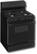 Angle Standard. Hotpoint - 30" Freestanding Gas Range - Black-on-Black.