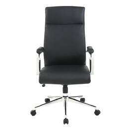 Office Star Products - High Back Antimicrobial Fabric Chair - Dillon Black