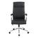 Front. Office Star Products - High Back Antimicrobial Fabric Chair - Dillon Black.